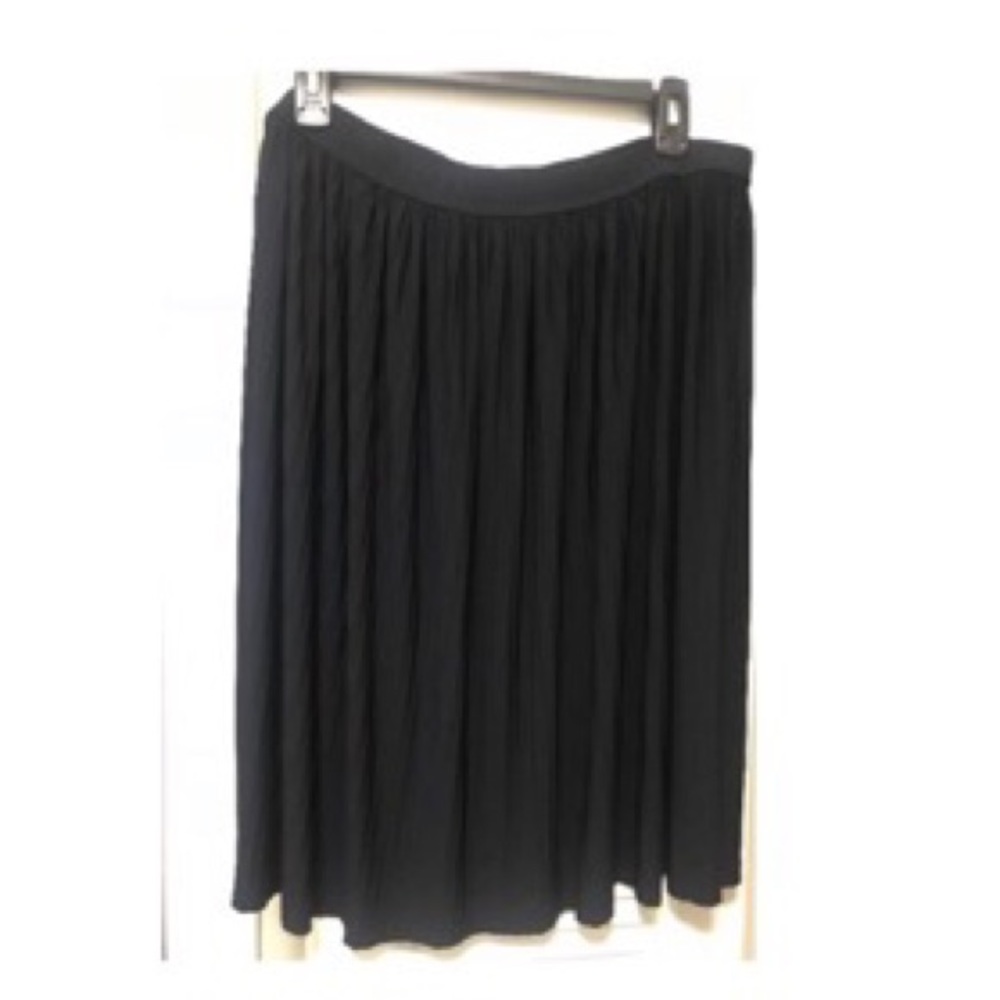Ivanka Trump Navy Blue Pleated Skirt
